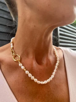 VIAMAJA Halskæder<Halskæde Cindy 18K forgyldt