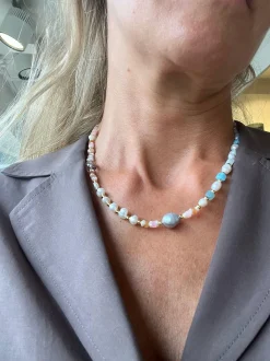 VIAMAJA Halskæder<Halskæde Eloise 18K forgyldt