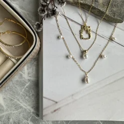 VIAMAJA Halskæder|Til Konfirmanden<Halskæde Joanna 18K forgyldt Sterling Silver