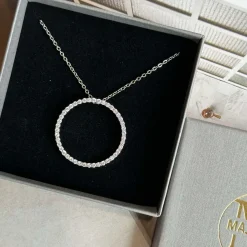 VIAMAJA Halskæder<Halskæde Kendal - rhodium belagt
