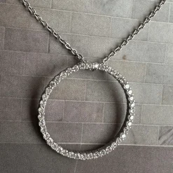 VIAMAJA Halskæder<Halskæde Kendal - rhodium belagt