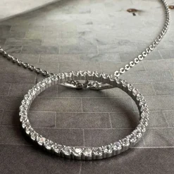 VIAMAJA Halskæder<Halskæde Kendal - rhodium belagt