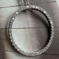 VIAMAJA Halskæder<Halskæde Kendal - rhodium belagt