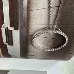 VIAMAJA Halskæder<Halskæde Kendal - rhodium belagt