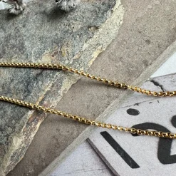 VIAMAJA Halskæder<Halskæde Roseanne 18k forgyldt - 59cm