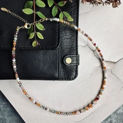 VIAMAJA Halskæder|Vandfaste Smykker<Halskæde Sarah - Natur mix perler