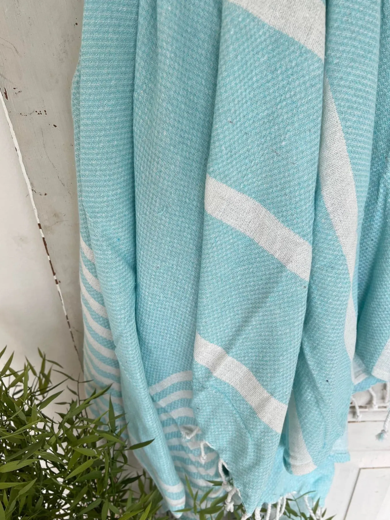 VIAMAJA Hammam Håndklæder|Camping Og Picnic<Hammam håndklæde - BLUE MIX Økotex
