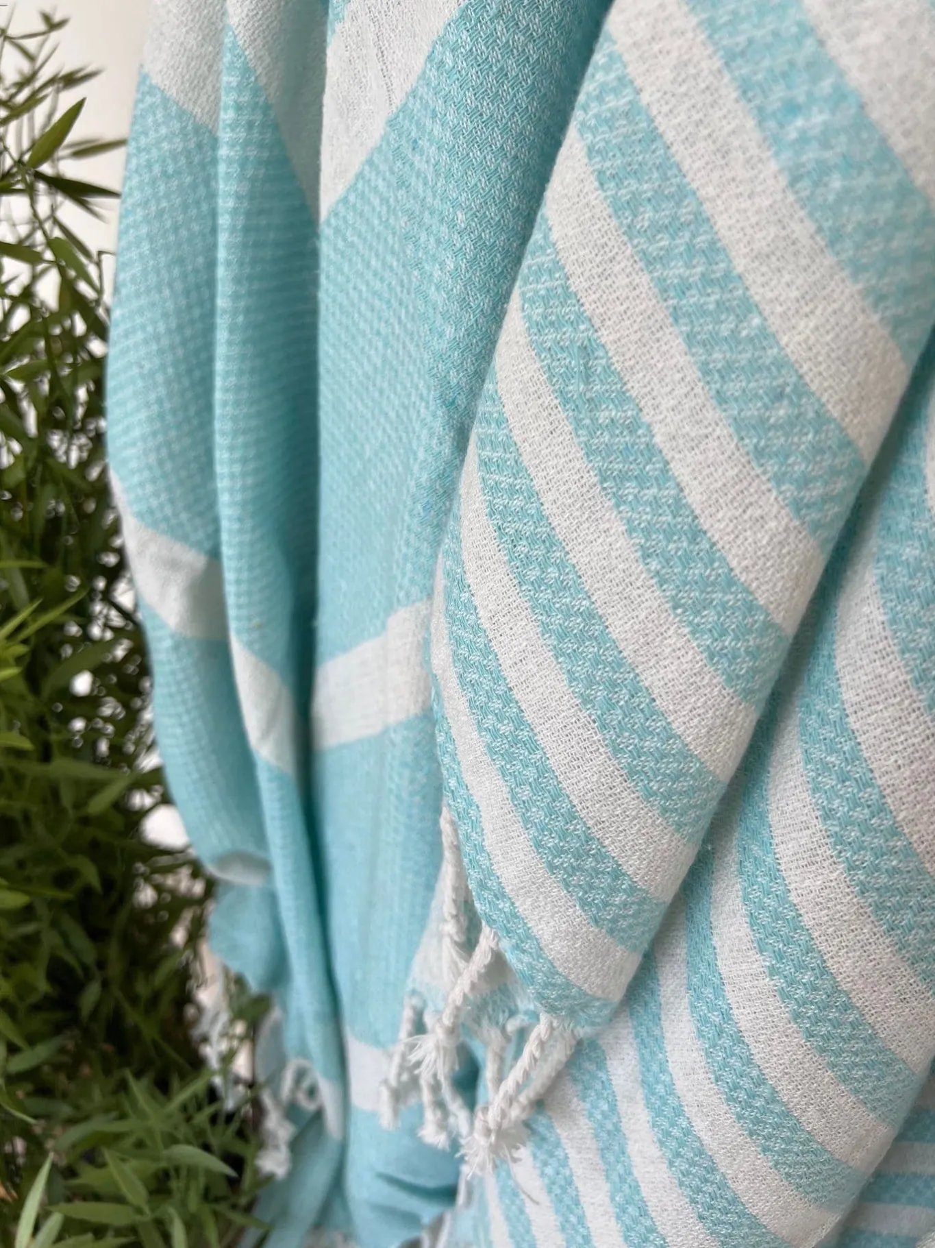 VIAMAJA Hammam Håndklæder|Camping Og Picnic<Hammam håndklæde - BLUE MIX Økotex