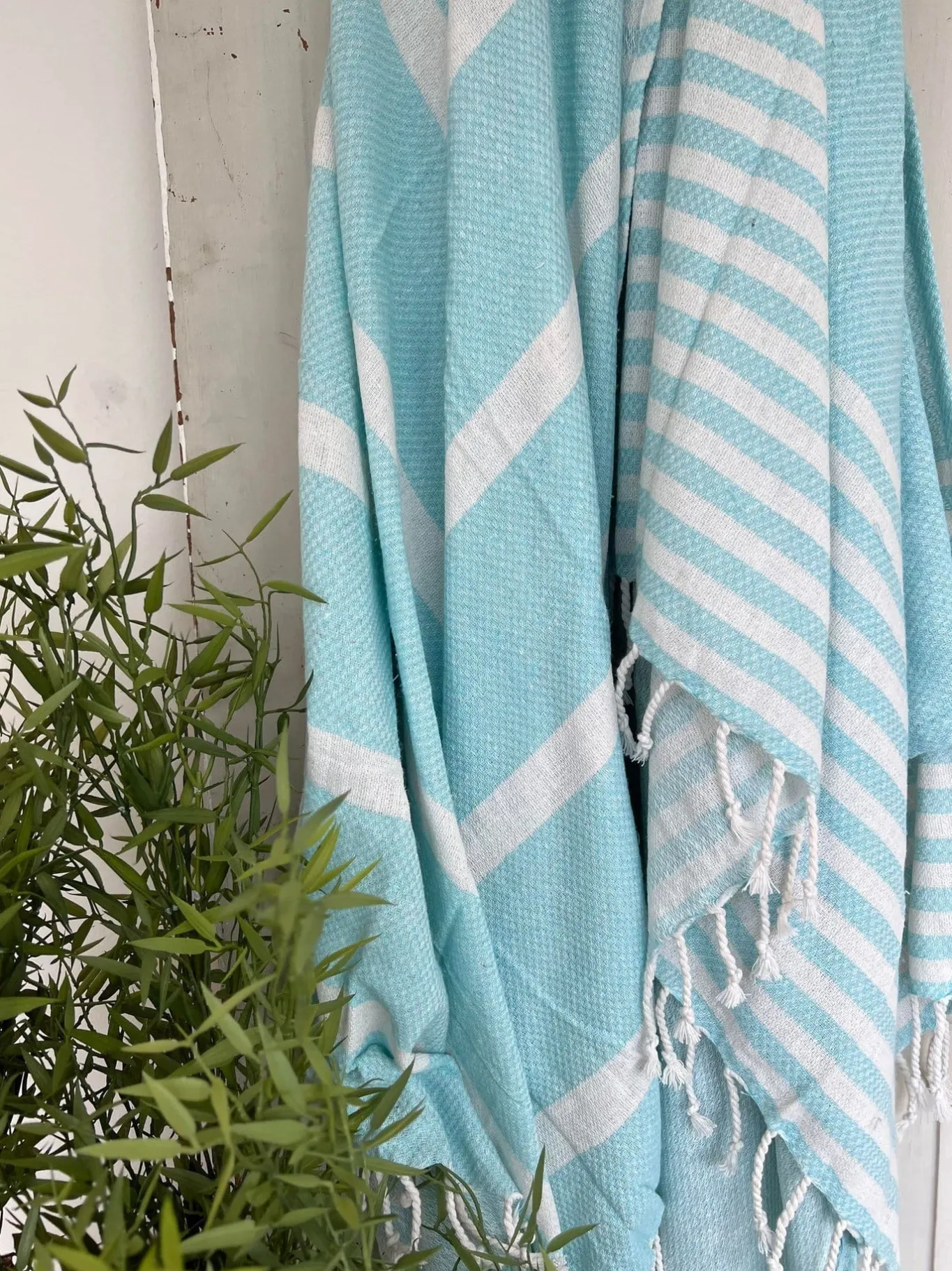 VIAMAJA Hammam Håndklæder|Camping Og Picnic<Hammam håndklæde - BLUE MIX Økotex