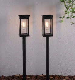 VIAMAJA Udendørs Led|Led Solceller<Havelampe MIRA med solar – Sæt med 2 stk.