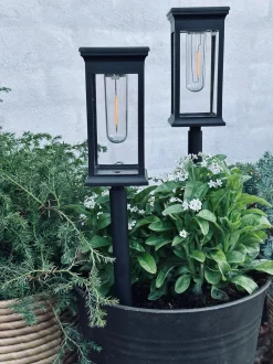 VIAMAJA Udendørs Led|Led Solceller<Havelampe MIRA med solar – Sæt med 2 stk.