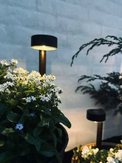 VIAMAJA Udendørs Led|Led Solceller<Havelampe Nancy med solar – Sæt med 4 stk.