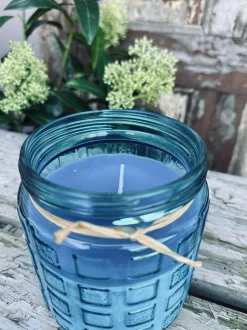 VIAMAJA Stearinlys|Stearinlys<Havelys - Citronella Blå