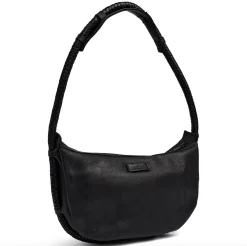 VIAMAJA Læder Tasker|Håndtasker<Håndtaske med smuk fletrem - Black