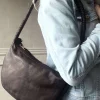 VIAMAJA Læder Tasker|Håndtasker<Håndtaske med smuk fletrem - Brown