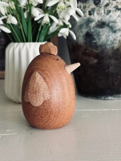 VIAMAJA Pynte Genstande|Påske<Høne 8,8cm – Sabeltræ stor