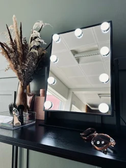 VIAMAJA Badeaccessories<Hollywood Makeup spejl med lys - Black