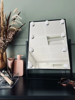 VIAMAJA Badeaccessories<Hollywood Makeup spejl med lys - Black
