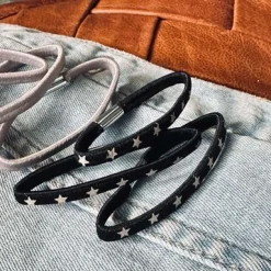 VIAMAJA Hår Accessories<Hårelastikker Black / Grey Star