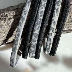 VIAMAJA Hår Accessories<Hårelastikker Black / Grey Leo - 2 mix