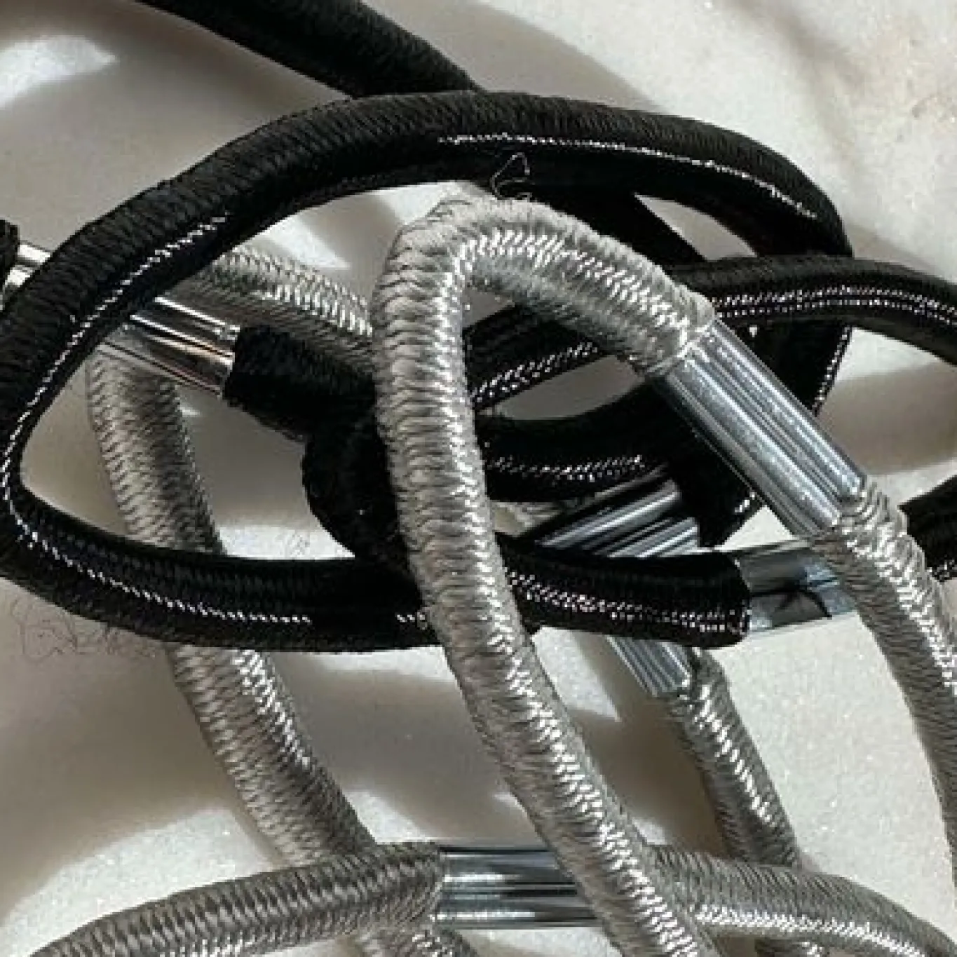 VIAMAJA Hår Accessories<Hårelastikker Black / Silver - 2 mix