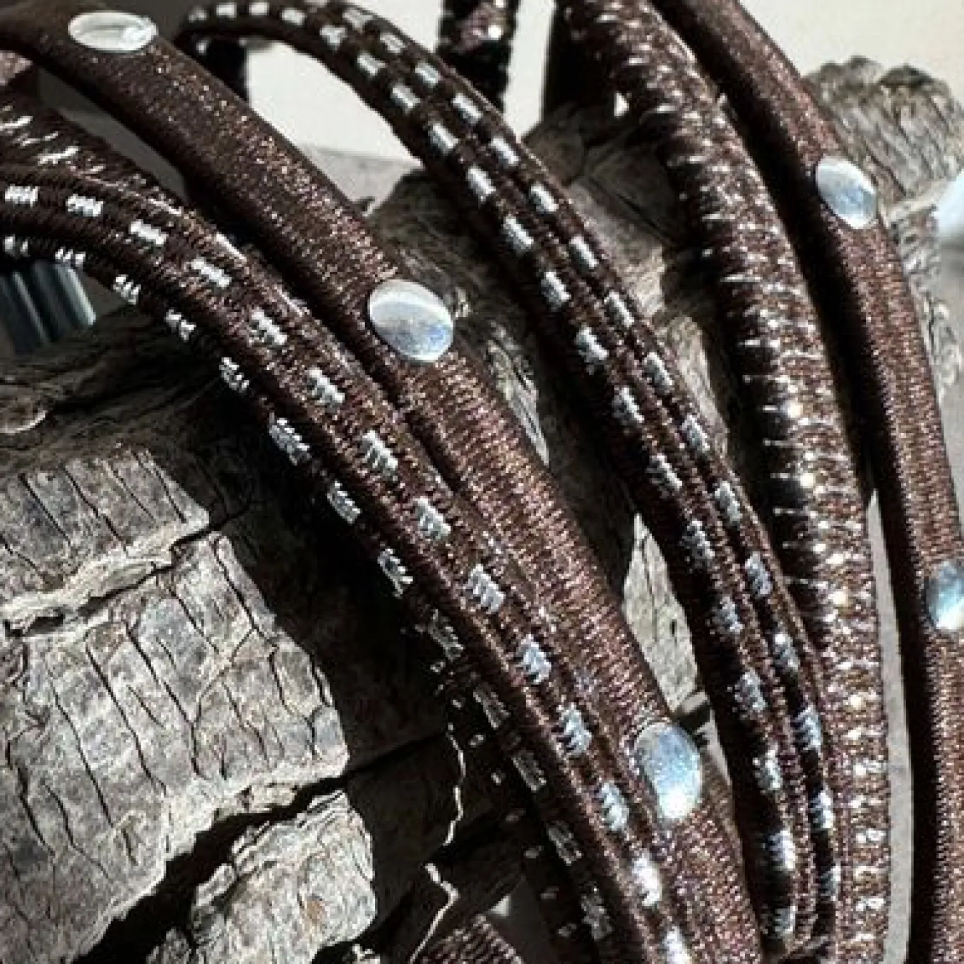 VIAMAJA Hår Accessories<Hårelastikker Brown / Silver - 3 mix