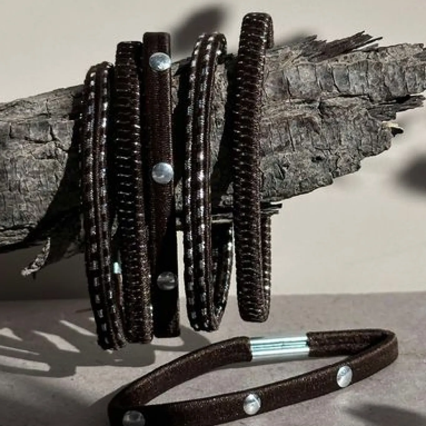 VIAMAJA Hår Accessories<Hårelastikker Brown / Silver - 3 mix
