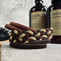VIAMAJA Hår Accessories<Hårelastikker Brown Mix - 6 stk