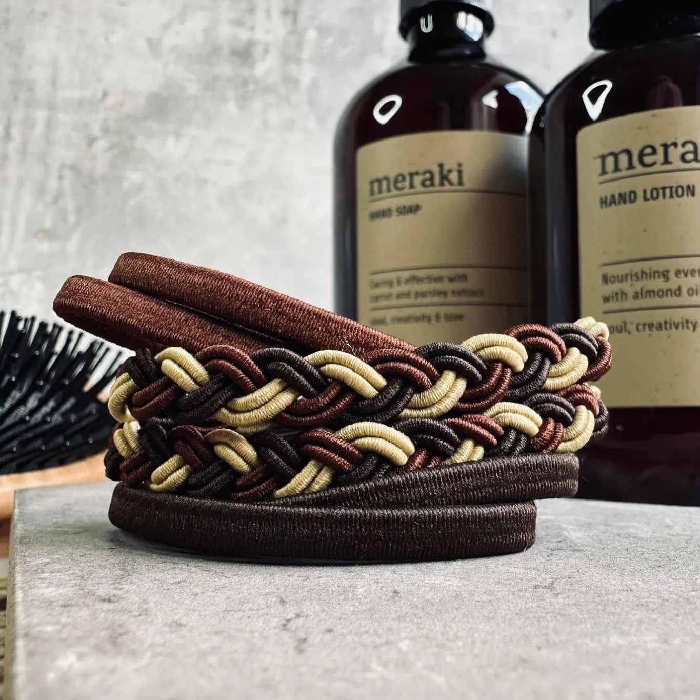 VIAMAJA Hår Accessories<Hårelastikker Brown Mix - 6 stk