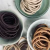 VIAMAJA Hår Accessories<Hårelastikker bundt med 84 stk i brune nuancer