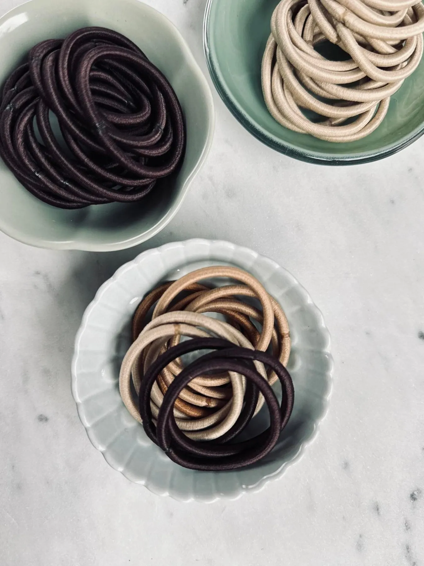 VIAMAJA Hår Accessories<Hårelastikker bundt med 84 stk i brune nuancer