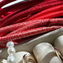 VIAMAJA Hår Accessories<Hårelastikker Red Glitter - 4 mix