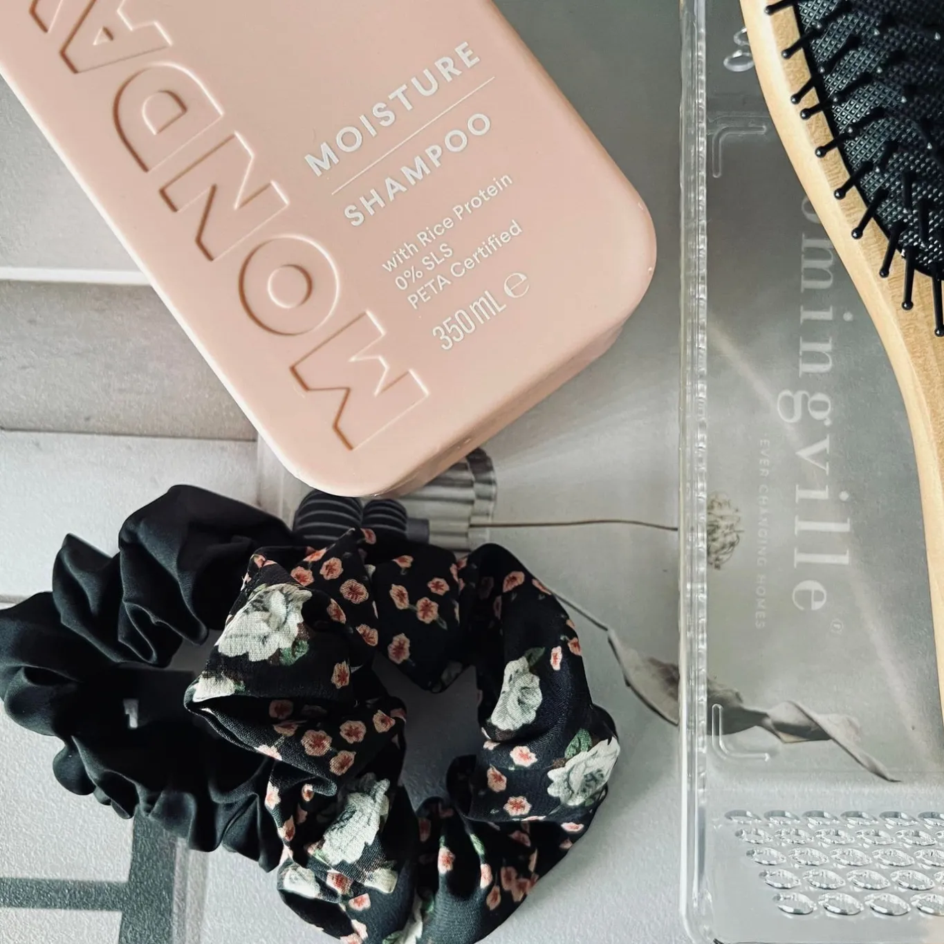 VIAMAJA Hår Accessories<Hårelastikker scrunchie 2 stk - Sort mix
