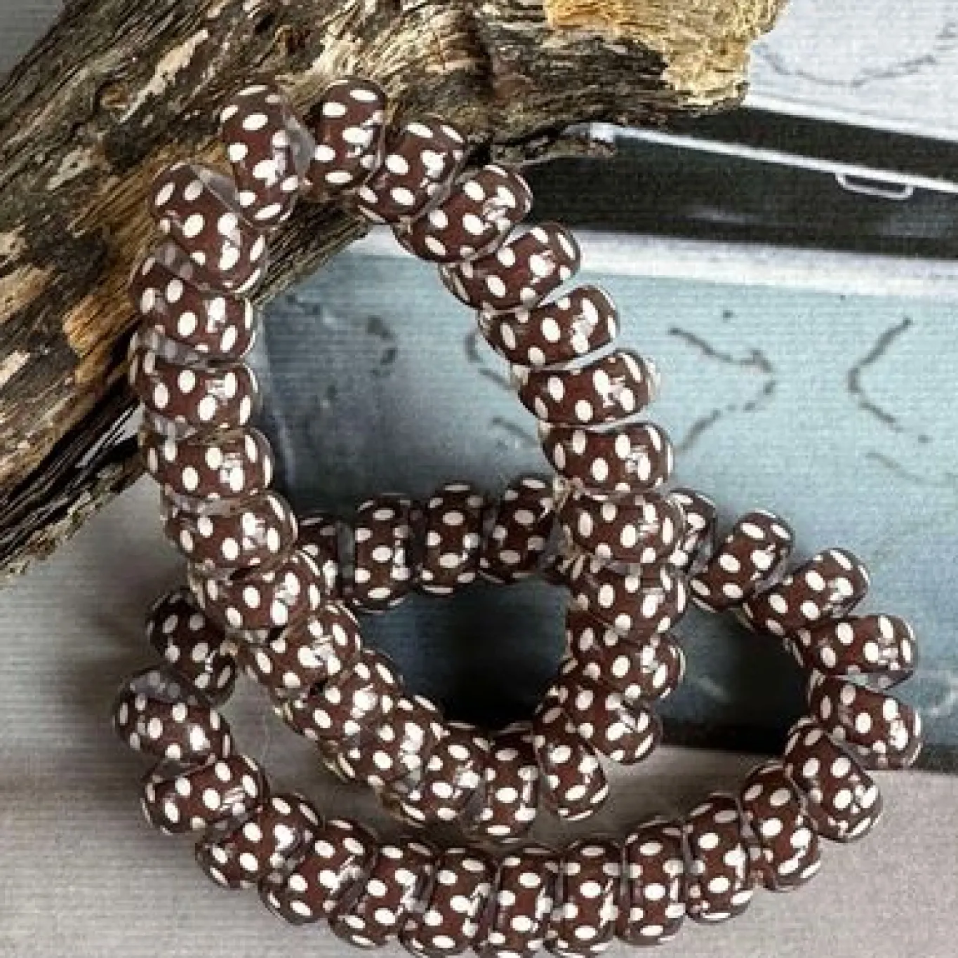VIAMAJA Hår Accessories<Hårelastikker Spiral Brown - 2 stk