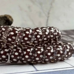 VIAMAJA Hår Accessories<Hårelastikker Spiral Brown - 2 stk
