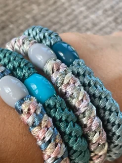 VIAMAJA Hår Accessories<Hårelastikker Supreme Aqua - 4 stk.
