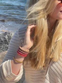 VIAMAJA Hår Accessories<Hårelastikker Supreme Coral- 4 stk.