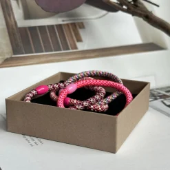 VIAMAJA Hår Accessories<Hårelastikker Supreme Slim Pink - 4 stk.