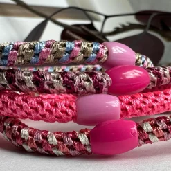 VIAMAJA Hår Accessories<Hårelastikker Supreme Slim Pink - 4 stk.