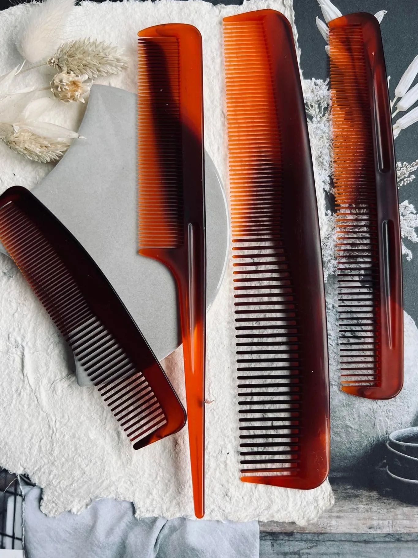 VIAMAJA Hår Accessories<Hårkamme Brown – Sæt af 4 stk