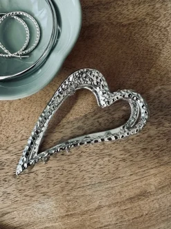 VIAMAJA Til Konfirmanden|Hår Accessories<Hårklemme – Silver heart
