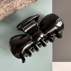 VIAMAJA Restparti|Hår Accessories<Hårklemme Sløjfe Black Shiny