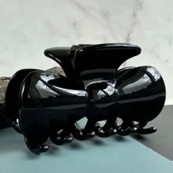 VIAMAJA Restparti|Hår Accessories<Hårklemme Sløjfe Black Shiny