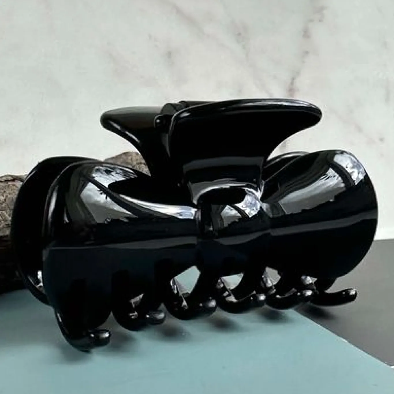 VIAMAJA Restparti|Hår Accessories<Hårklemme Sløjfe Black Shiny