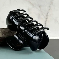 VIAMAJA Restparti|Hår Accessories<Hårklemme Sløjfe Black Shiny