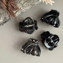 VIAMAJA Hår Accessories<Hårklemmer Black / Thunder - 4 stk