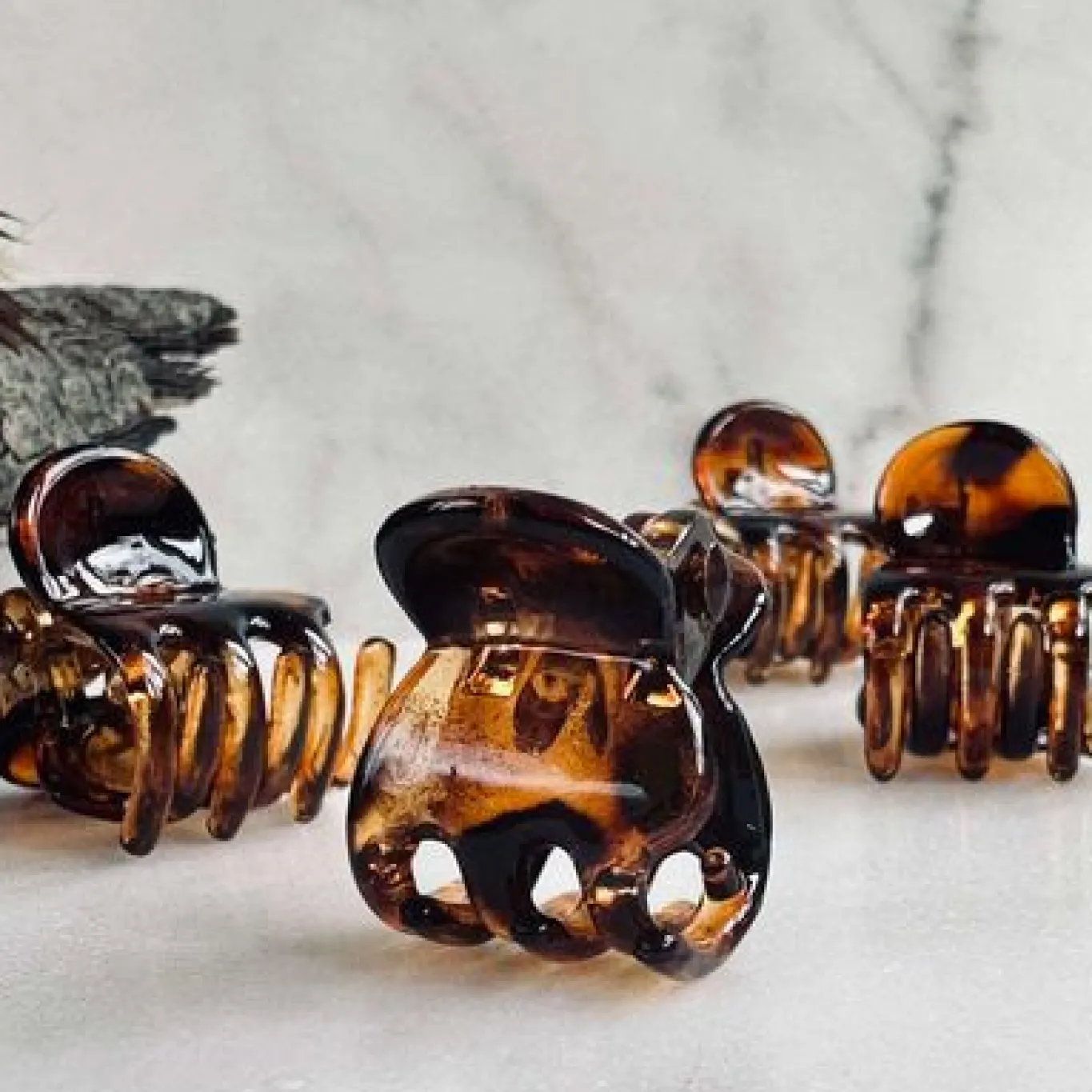 VIAMAJA Hår Accessories<Hårklemmer Gaisa Brown mini - 4 stk