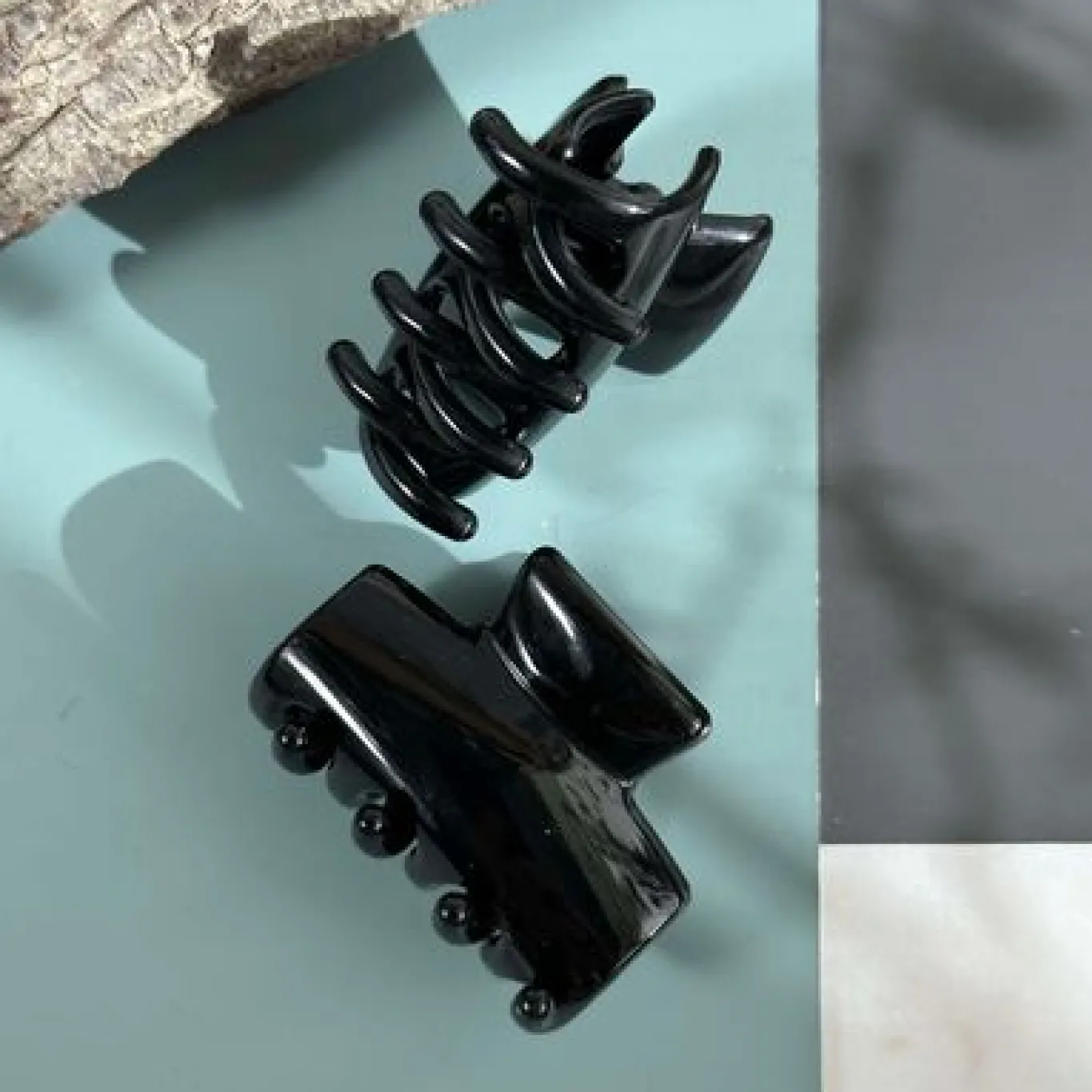 VIAMAJA Hår Accessories<Hårklemmer Shiny Black - 2 stk