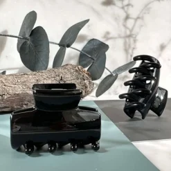 VIAMAJA Hår Accessories<Hårklemmer Shiny Black - 2 stk