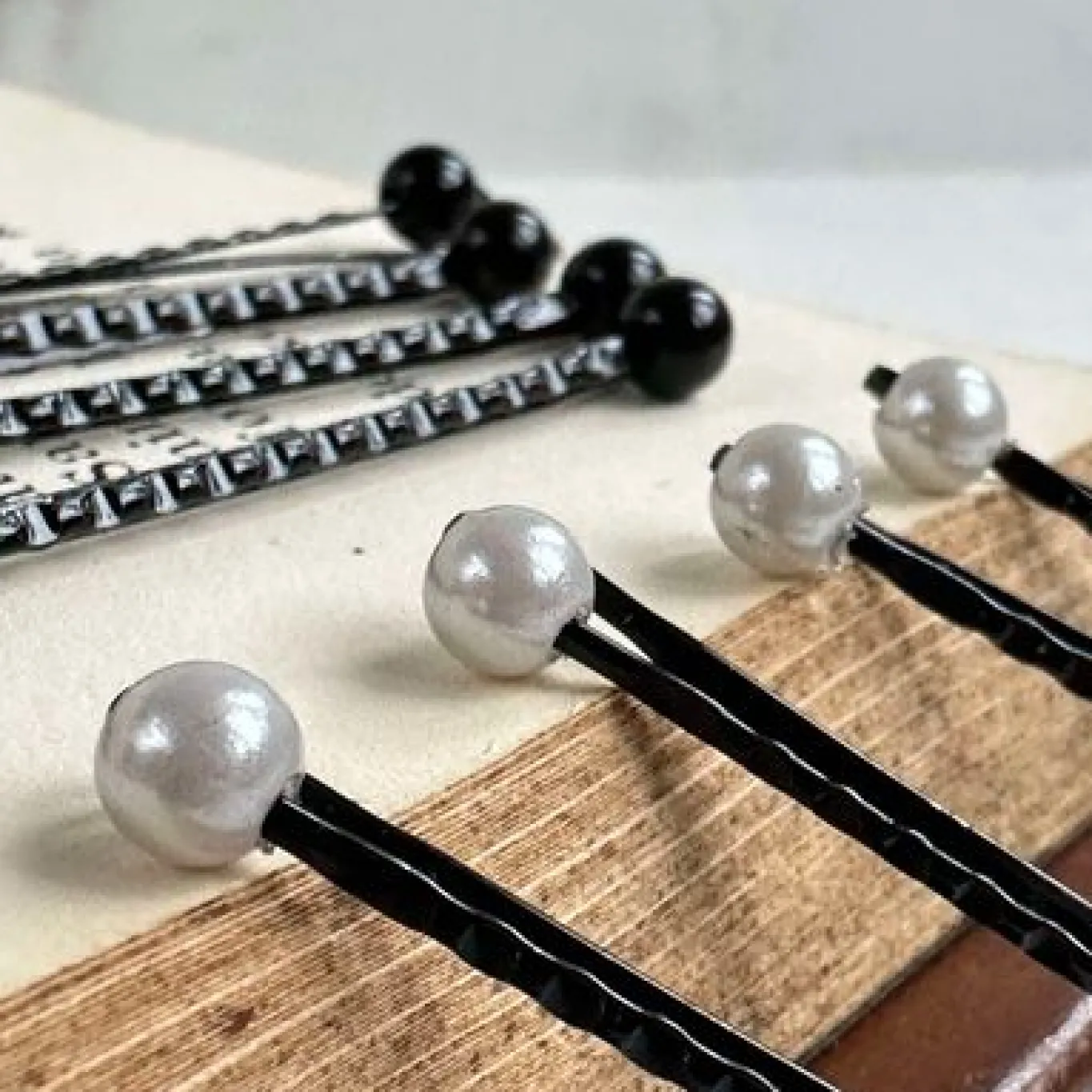 VIAMAJA Hår Accessories<Hårnåle Pearl Black / White